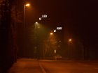 Hier sind Natriumdampflampen (NAV) im Vergleich zur LED. LED mit optimaler Leistung und wirkt angenehmer zur NAV-Leuchte.