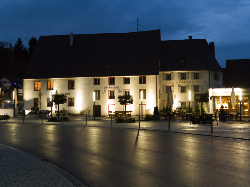 Hausbeleuchtung sternenpark schwäbische alb