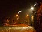 Hier sind Natriumdampflampen (NAV) im Vergleich zur LED. Leider wurde hier eine LED mit einer zu gro&szlig;en Leistung gewählt.