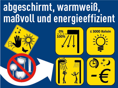 abgeschirmt warmweiss massvoll energieeffizient